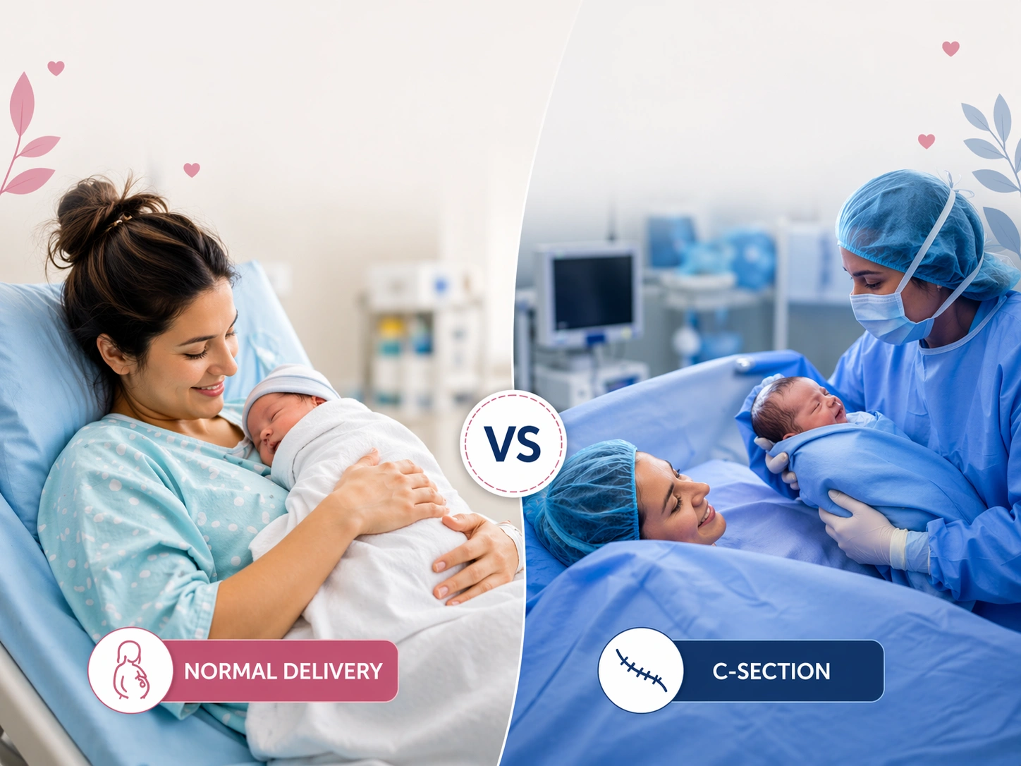 Normal Delivery vs C-Section: What Is Safer for You?